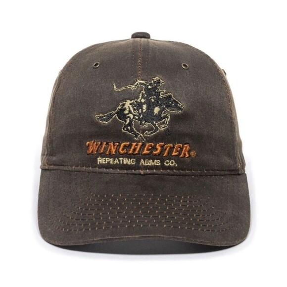 Winchester Brown Weatherd Hat One Size Adjustable Cotton Classic Cap Casual - Picture 12 of 12